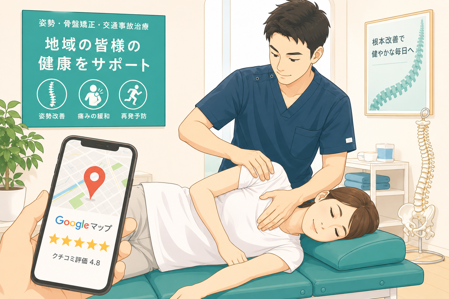 整骨院・接骨院のMEO対策|患者の73%がGoogleで探す時代の集客術
